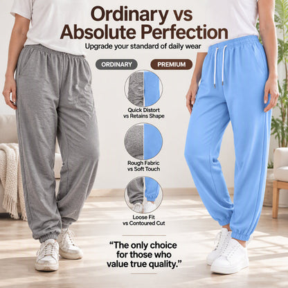 Women's Casual Athletic Joggers with Drawstring