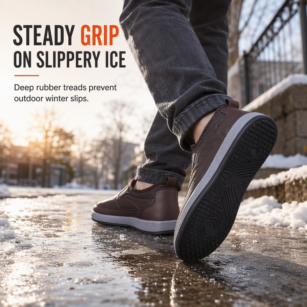 Men's Winter Warm Thickened Slip On Shoes