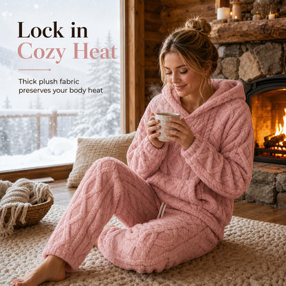 ☁️🧸 The Snuggle Edit – Fluffy Hoodie & Dream-Soft Lounge Set ✨💗