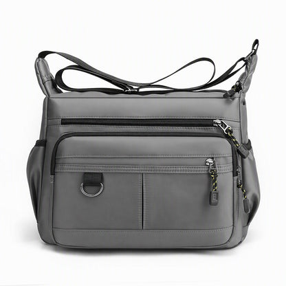 💼 Men's Large Capacity Crossbody Bag Durable Multi Pocket Business Casual Shoulder Bag