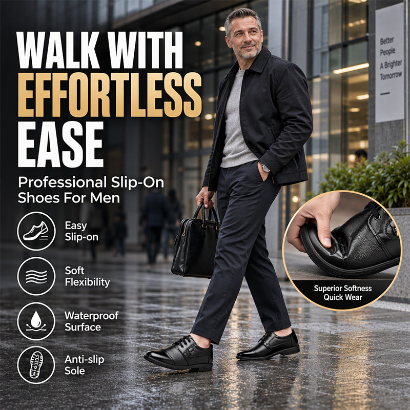 👞 Men's Business Leather Dress Shoes