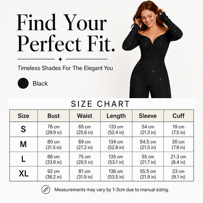 Women's Chic Off-Shoulder Sequined Jumpsuit