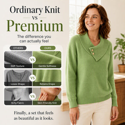Women's Casual Lazy Style Knit Sweater