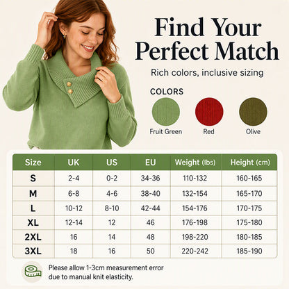 Women's Casual Lazy Style Knit Sweater