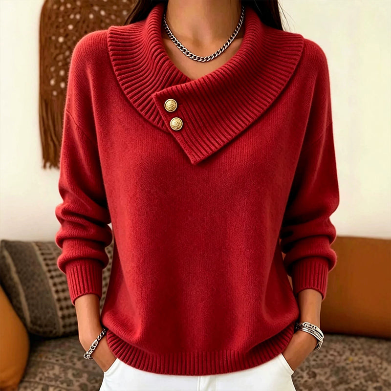 Women's Casual Lazy Style Knit Sweater
