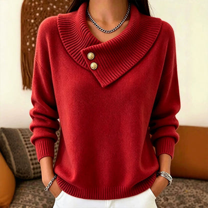 Women's Casual Lazy Style Knit Sweater