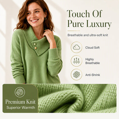 Women's Casual Lazy Style Knit Sweater