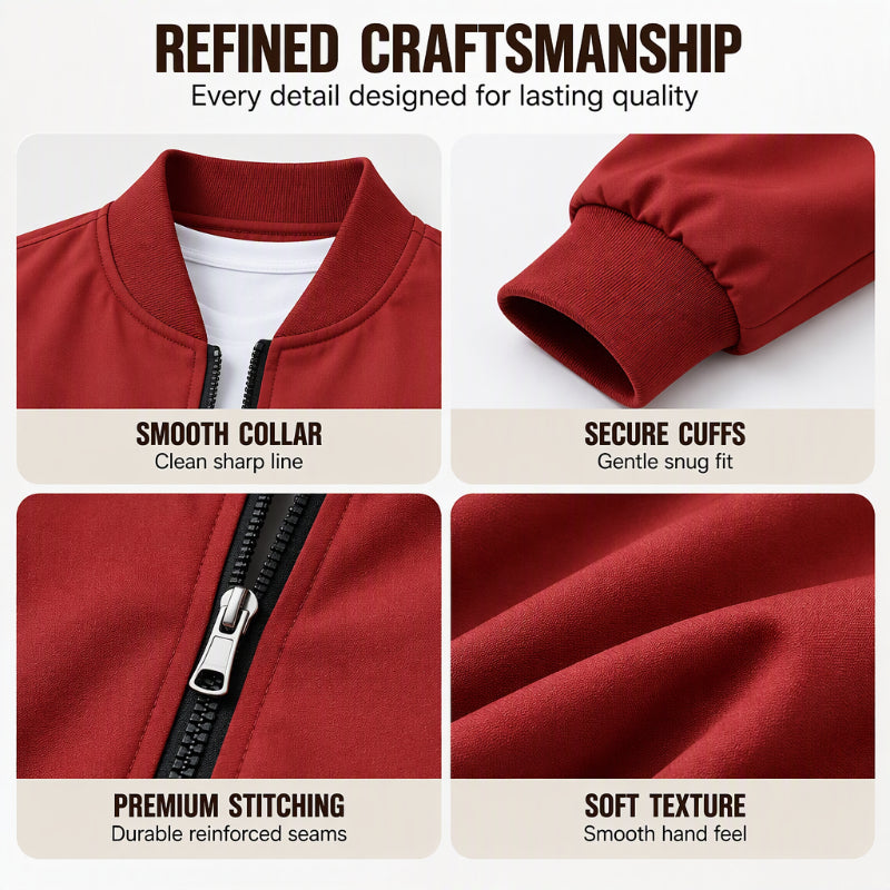 Men's Inspirational Graphic Zip-Up Bomber Jacket
