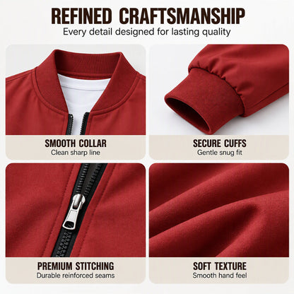 Men's Inspirational Graphic Zip-Up Bomber Jacket