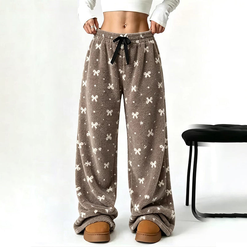 👖 Retro Charm, Toasty Cloud-Soft Comfort | Women's Vintage Warm Cozy Wide-Leg Pants