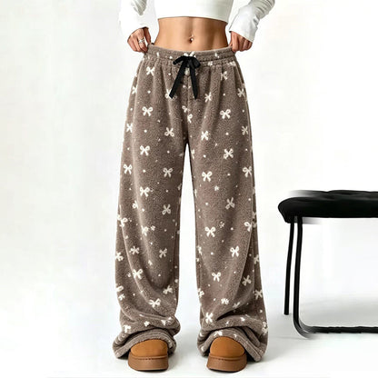 👖 Retro Charm, Toasty Cloud-Soft Comfort | Women's Vintage Warm Cozy Wide-Leg Pants