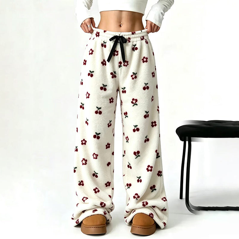 👖 Retro Charm, Toasty Cloud-Soft Comfort | Women's Vintage Warm Cozy Wide-Leg Pants