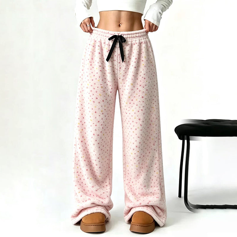 👖 Retro Charm, Toasty Cloud-Soft Comfort | Women's Vintage Warm Cozy Wide-Leg Pants