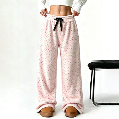 👖 Retro Charm, Toasty Cloud-Soft Comfort | Women's Vintage Warm Cozy Wide-Leg Pants
