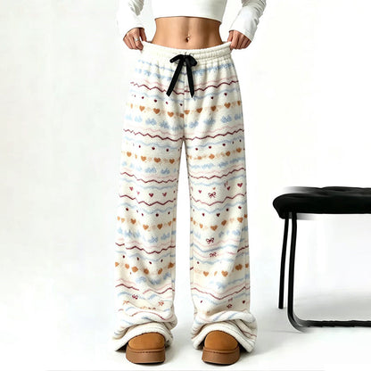 👖 Retro Charm, Toasty Cloud-Soft Comfort | Women's Vintage Warm Cozy Wide-Leg Pants