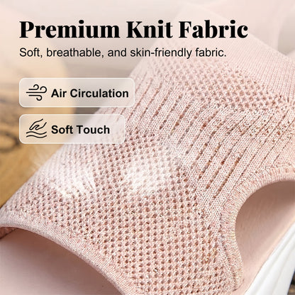 Breathable mesh platform sandals for women