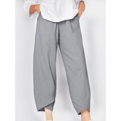 💥Limited Sale 70% OFF💥Vintage Asymmetrical Elastic Waist Pockets Pants