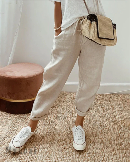 Casual cotton and linen pants for women💕New product promotion -49% OFF