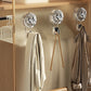 Light Luxury Style Glacier Pattern Suction Cup Shelf