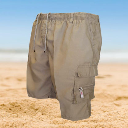 Hot Sale👖Men's Casual Elasticated Waist Cargo Shorts