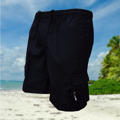 Hot Sale👖Men's Casual Elasticated Waist Cargo Shorts