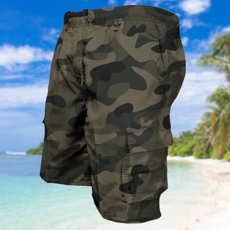 Hot Sale👖Men's Casual Elasticated Waist Cargo Shorts