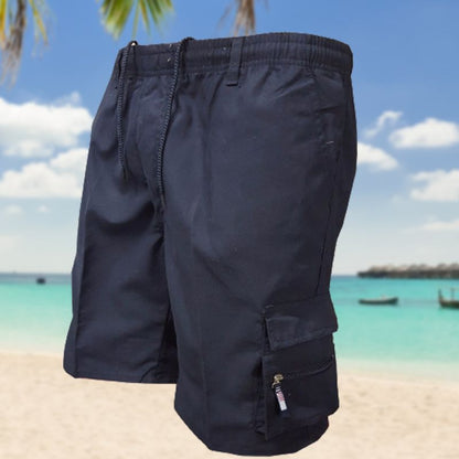 Hot Sale👖Men's Casual Elasticated Waist Cargo Shorts