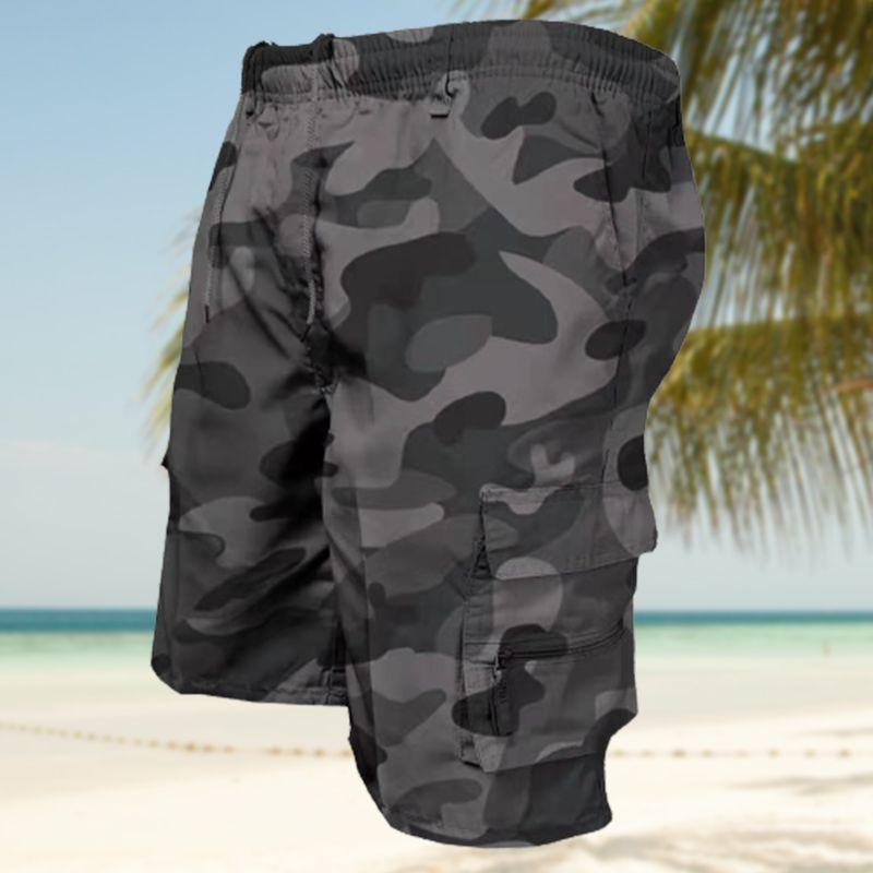 Hot Sale👖Men's Casual Elasticated Waist Cargo Shorts