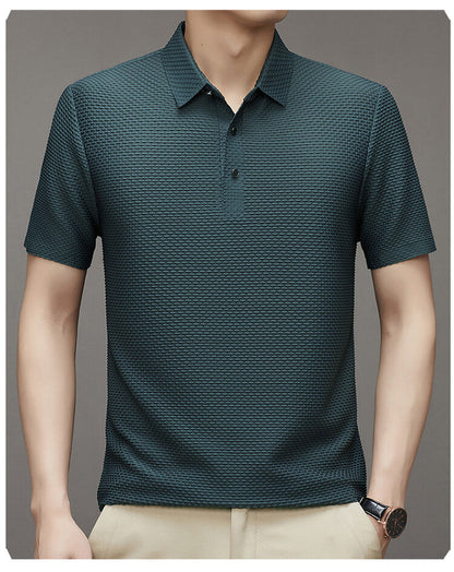 Men's ice silk breathable slim business short-sleeved【Buy 2 free shipping】