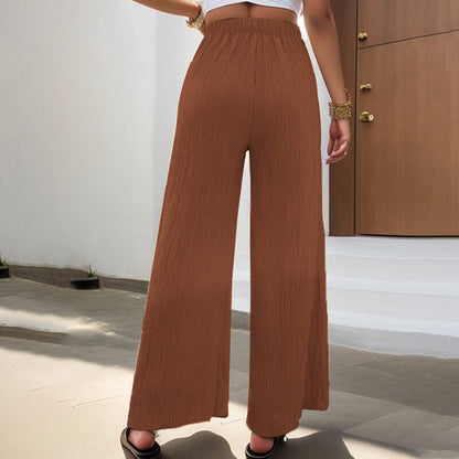 【40% OFF】Ladies Cotton Linen Wide Leg Loose Casual Pants