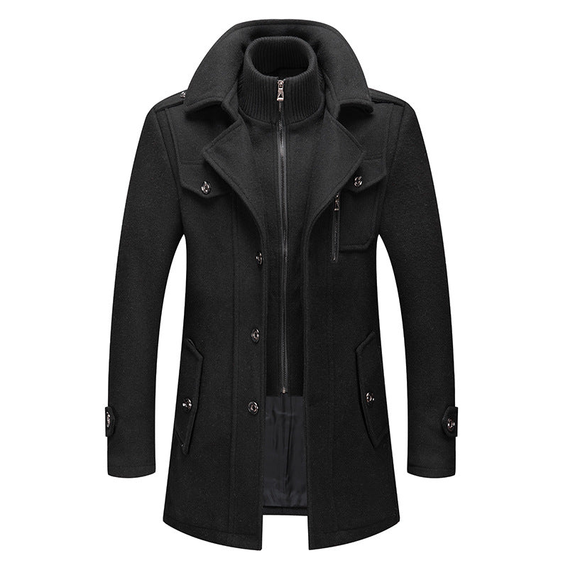 Men's Business Tweed Coat【FREE SHIPPING】