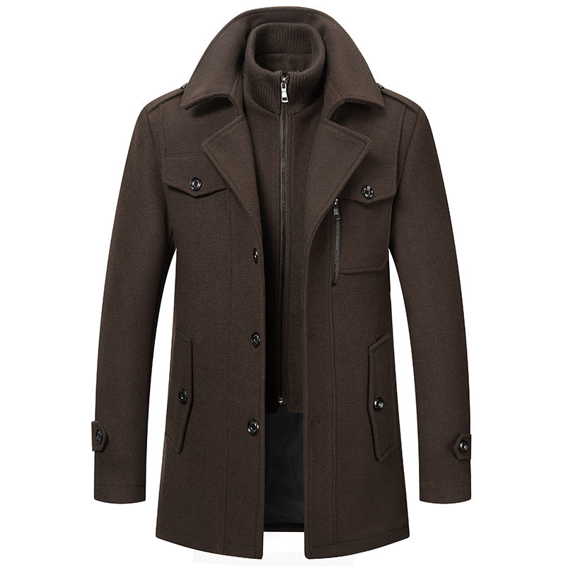 Men's Business Tweed Coat【FREE SHIPPING】