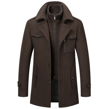 Men's Business Tweed Coat【FREE SHIPPING】