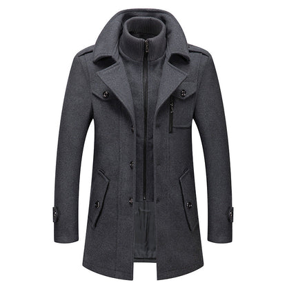 Men's Business Tweed Coat【FREE SHIPPING】