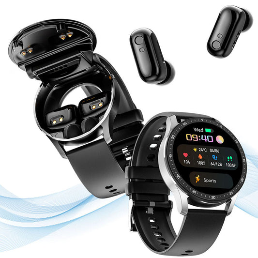 2 IN 1 SMARTWATCH WITH EARPHONES【FREE SHIPPING】