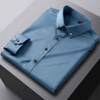 🔥hot sale🔥Men's new business silk shirt