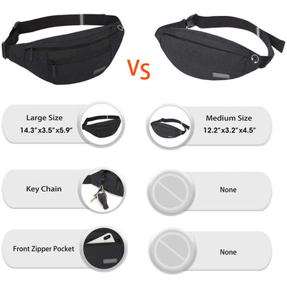 【49% OFF】Large Crossbody Fanny Pack Belt Bag