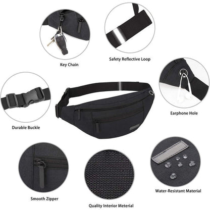 【49% OFF】Large Crossbody Fanny Pack Belt Bag