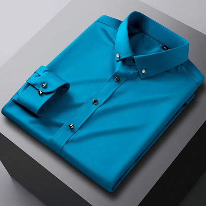🔥hot sale🔥Men's new business silk shirt