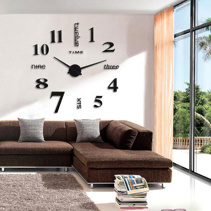 Modern DIY Punch-Free Wall Clock