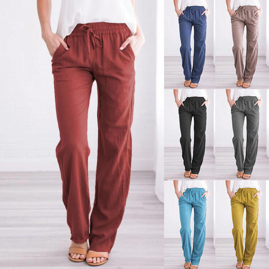 Women's Loose Comfy Linen-cotton Pants🥰Buy 2 free shipping