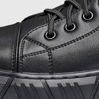 Men’s Genuine Leather Fleece-Lined Orthopaedic Chukka Boots