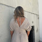 2024 SLIT V-NECK EFFORTLESS MAXI LONG DRESS