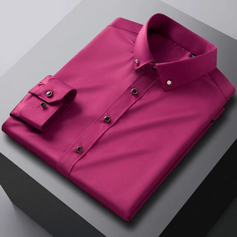 🔥hot sale🔥Men's new business silk shirt
