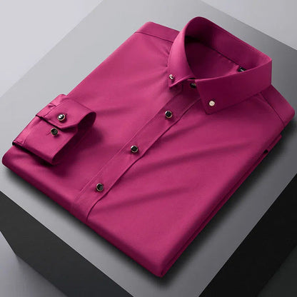 🔥hot sale🔥Men's new business silk shirt