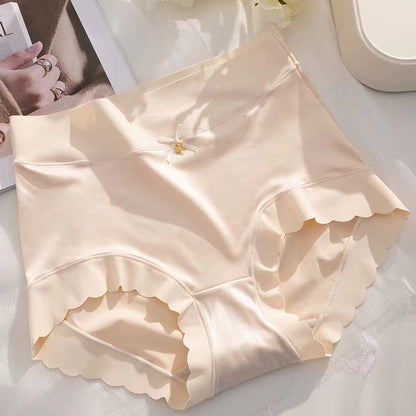 🌸Satin ice Silk Seamless Tummy Control Panties (2-Pack)🌸