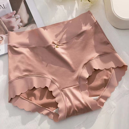 🌸Satin ice Silk Seamless Tummy Control Panties (2-Pack)🌸