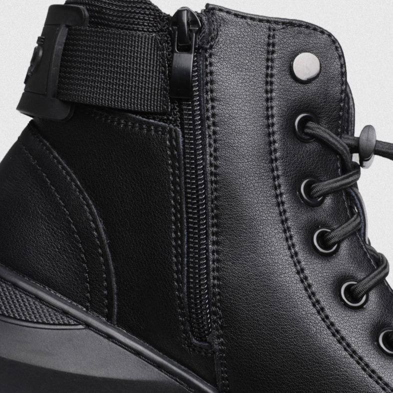 Men’s Genuine Leather Fleece-Lined Orthopaedic Chukka Boots