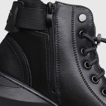 Men’s Genuine Leather Fleece-Lined Orthopaedic Chukka Boots