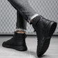 Men’s Genuine Leather Fleece-Lined Orthopaedic Chukka Boots